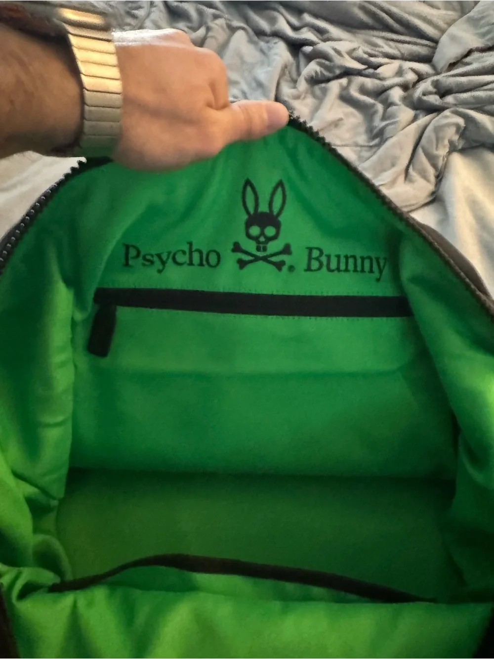 Psycho Bunny Black Weekender Duffel Bag. NWOT . Can’t find the tag for it.